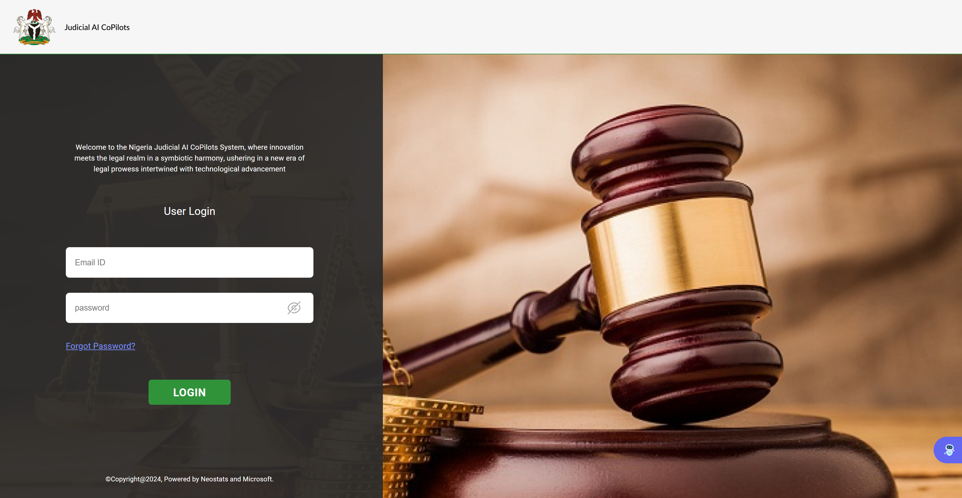 Nigeria Judicial AI preview